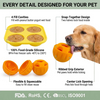 Wellfine-pelota para lamer perros, juguete masticable interactivo para mascotas, de larga duraci&oacute;n, mantiene a tu cachorro distra&iacute;do, seguro, f&aacute;cil de limpiar, juguetes para perros rellenables