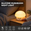 Clap lumi&egrave;res de no&euml;l LED intelligentes &agrave; trois vitesses mignon Silicone veilleuse pour chambres Protection des yeux sommeil atmosph&egrave;re Clap lumi&egrave;re
