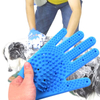 Wellfine-guante de ba&ntilde;o de silicona para mascotas, cepillo quitapelos, guante de ba&ntilde;o para masaje de aseo de mascotas para gatos y perros
