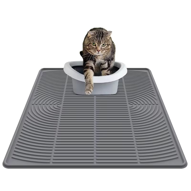 Tapis d'alimentation en boue de diatom&eacute;e pour animaux de compagnie en Silicone de premier rang tapis d'alimentation absorbant et r&eacute;sistant aux &eacute;claboussures pour chat et chien pour animaux de compagnie