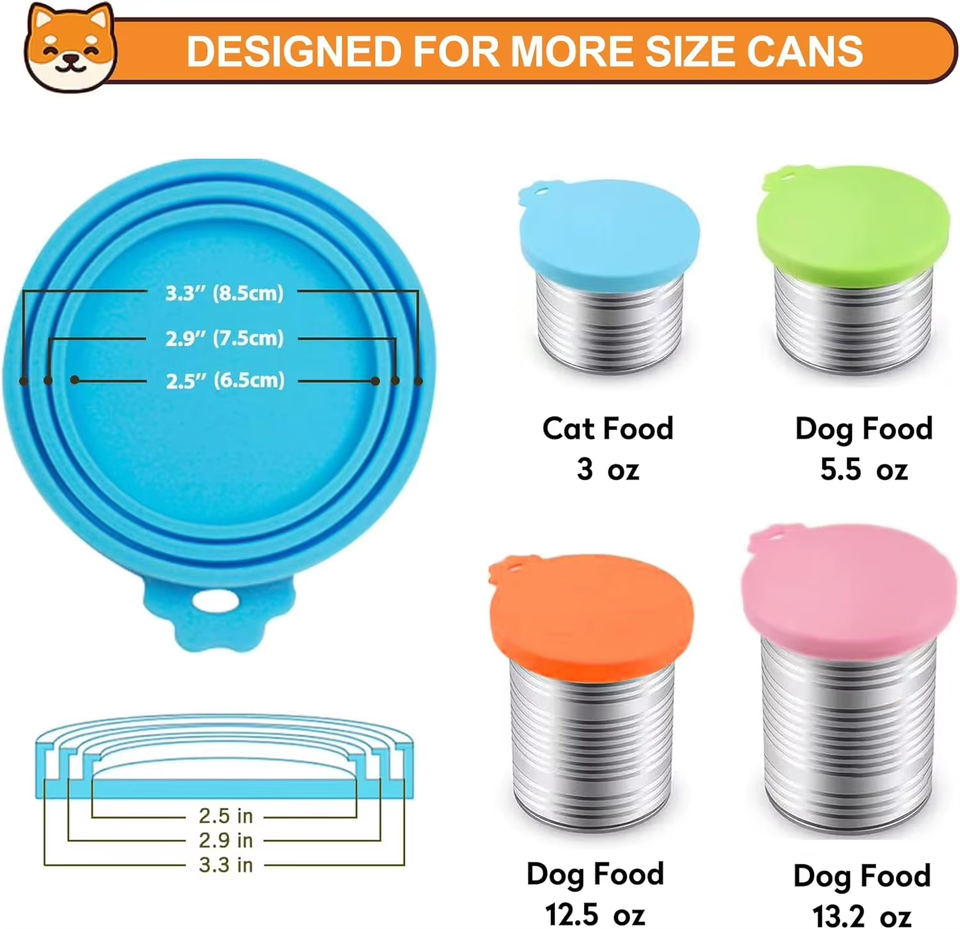 Bo&icirc;te de nourriture pour animaux de compagnie 3-en-1 en Silicone Durable r&eacute;utilisable, conteneur de stockage &eacute;tanche pour chats et chiens