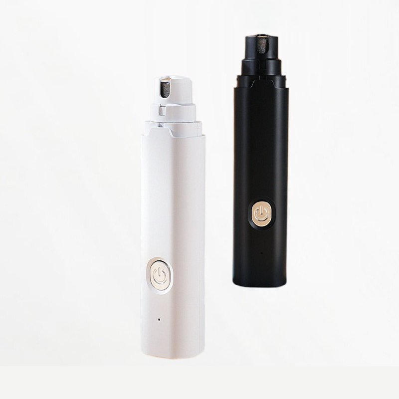 静かなプロフェッショナル充電式ポータブル電気猫ネイルトリマーペット犬ネイルグラインダー LED ライト付き