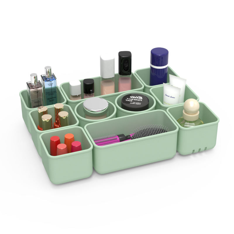 Wellfine Silicone maquillage brosse vernis &agrave; ongles &eacute;tui de rouge &agrave; l&egrave;vres &eacute;tui organisateur bo&icirc;te de rangement