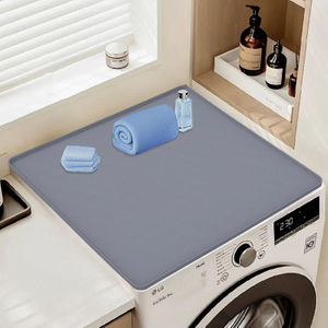 Alfombrilla de silicona antideslizante para fregadero de cocina de estilo moderno, resistente al agua con orificio, alfombrilla protectora para gabinete debajo del fregadero