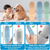 Wellfine-cepillo de dientes de silicona de grado alimenticio para dedos de perros, se adapta a la mayor&iacute;a de los dedos, cepillo de limpieza de dientes para perros y gatos