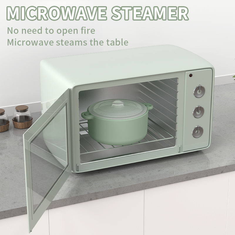Bol de poisson cuit &agrave; la vapeur en Silicone, Gadgets de cuisine cr&eacute;atifs r&eacute;sistants &agrave; la chaleur de qualit&eacute; alimentaire, four &agrave; micro-ondes, cuiseur vapeur en Silicone avec couvercle