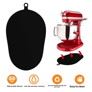 Alfombrilla de goma de silicona para batidora Kitchenaid, alfombrilla para mover batidora de pie Kitchenaid