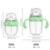 Biberones de silicona para beb&eacute;s: sin BPA, listos para viajar