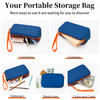 Grand sac en Silicone personnalis&eacute;, sac de rangement de maquillage Portable, pochette &agrave; fermeture &eacute;clair, sac &agrave; cosm&eacute;tiques &eacute;tanche, trousse de toilette de voyage