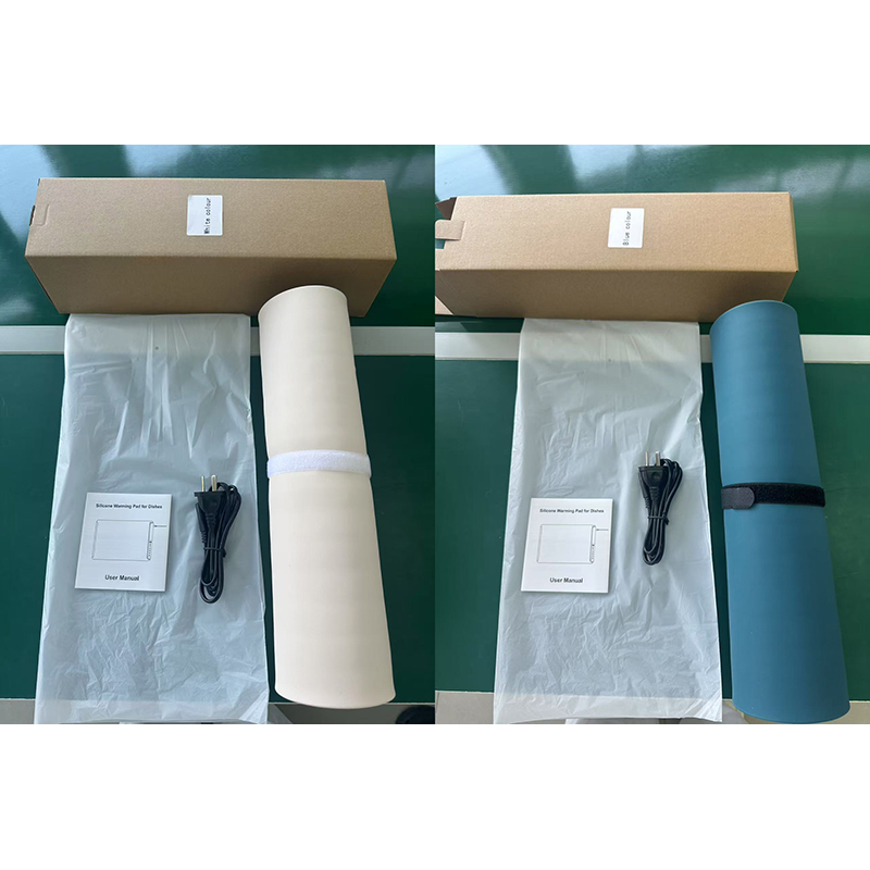 Estera de calentamiento el&eacute;ctrico de silicona - Bandeja plegable de calentamiento r&aacute;pido