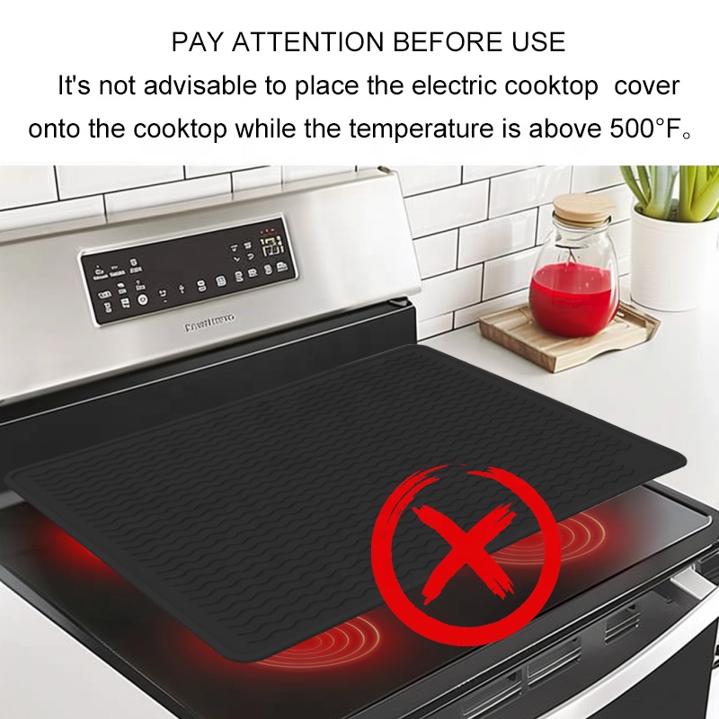 Cubierta superior de silicona para estufa - Resistente al calor, impermeable, grande