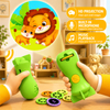 Linterna proyector para ni&ntilde;os, educaci&oacute;n temprana para aprendizaje cognitivo, visor deslizante, proyector de animales, juguete de antorcha para regalo