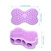 Wellfine-cepillo de silicona 100% para masaje, exfoliaci&oacute;n de la piel, tratamiento de celulitis, cepillo de silicona para ducha y beb&eacute;