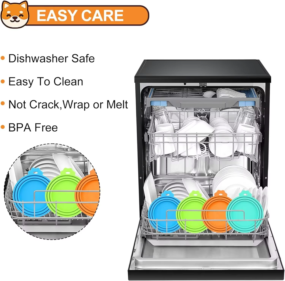 Bo&icirc;te de nourriture pour animaux de compagnie 3-en-1 en Silicone Durable r&eacute;utilisable, conteneur de stockage &eacute;tanche pour chats et chiens