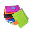 A6 personnalis&eacute; &eacute;cole pas cher Journal et Journal Silicone carnet de notes tapis Cuaderno avec tapis de cahier en Silicone souple