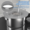 Outil de cuisson sans BPA, couvercle de casserole en Silicone Anti-d&eacute;bordement, ustensiles de cuisine, bouchon de d&eacute;versement, couvercle de casserole