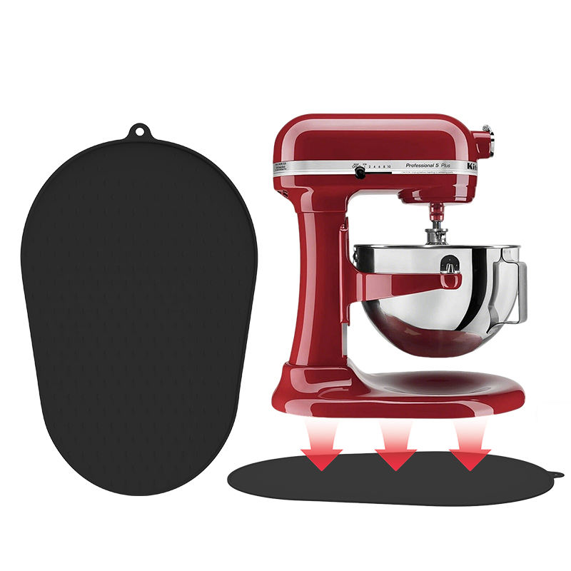Tapis et tampons coulissants en Silicone pour m&eacute;langeurs KitchenAid, plateau coulissant, support de m&eacute;langeur